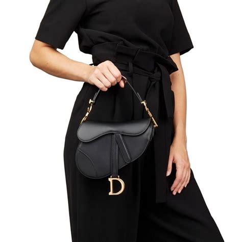 dior saddle bag mini schwarz|dior mini saddle bag vintage.